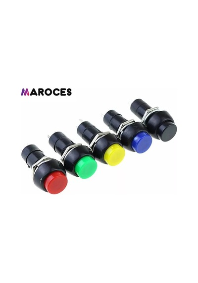 Ic-185 12Mm Anahtarlı Push Buton Pbs-11A Kırmızı