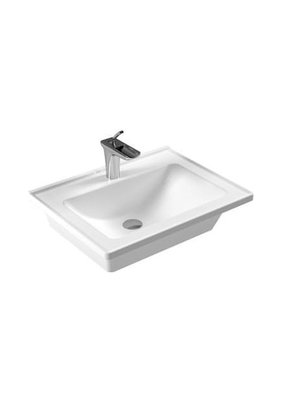 Serel Star 46 x 60 CM Tezgah Etajerli Lavabo 3001T x s110H