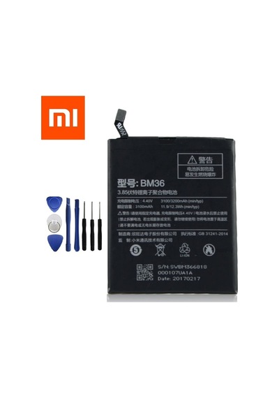 Senalstore Xiaomi Mi5s Uyumlu Pil Batarya Bm36 Ve Tamir Seti