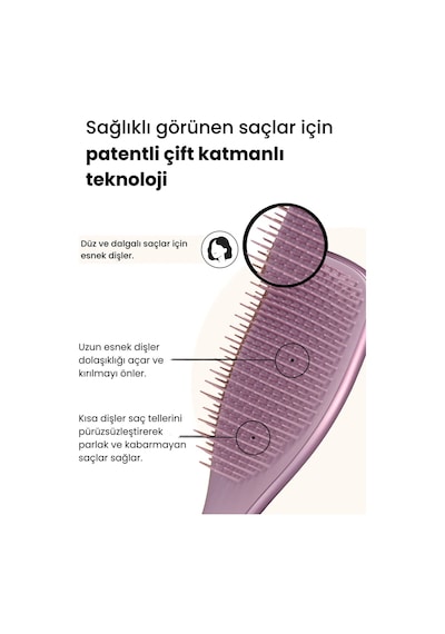 Ultimate Detangler - Chrome - Mauve Copper - 5060926686004