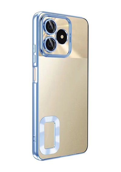 Realme C53 Kılıf Kamera Korumalı Logo Gösteren Zore Omega Kapak Çok Renkli