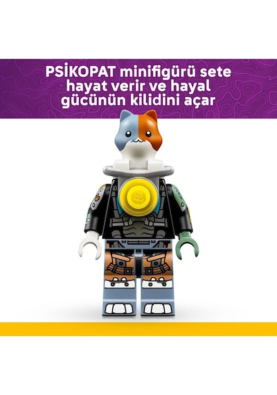 LEGO® Fortnite® PİSİKOPAT 77081 - 12 Yaş ve Üzeri Çocuklar ve Video Oyuncuları için Figür İçeren Oyuncak Yapım Seti (1230 Parça)