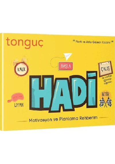 Tonguç Hadi Motivasyon Ve Planlama Rehberim 9786254221033