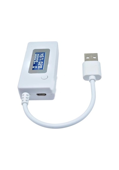 DC 3-7V USB Voltmetre Ampermetre Göstergeli Mobile Şarj Kapasite Test Edici