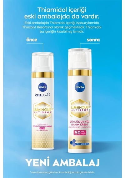 Spf50 Luminous630 Thiamidol Leke Karşıtı Güneş Koruyucu 40ml Ve Micellar Makyaj Temizleme Suyu 400ml