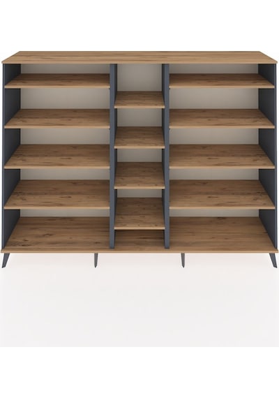 Hyperion Dolap 11 Raflı 220x44x163 Antrasit-çam Atlas Çam - Antrasit Hyperion Dolap 11 Raflı 220x44x163 Antrasit-çam Atlas Çam - Antrasit