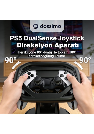 Dossimo Ps5 Dualsense/dualsense Edge Oyun Kolu Uyumlu Yarış/oyun Direksiyonu