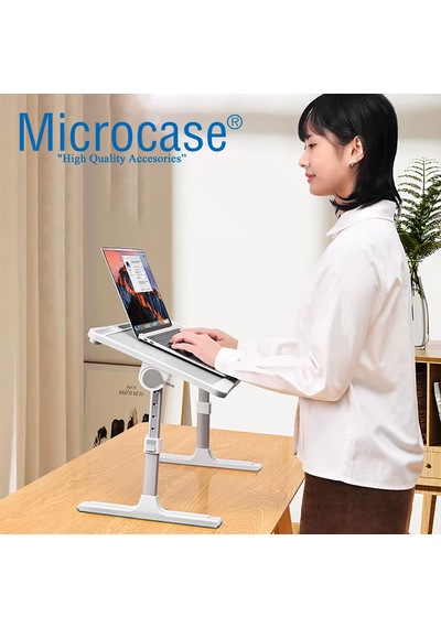 Microcase Yükseklik Ve Eğim Ayarlı Masa Ve Sehpa Ayak Takımı 2 Adet - Al5055 Beyaz