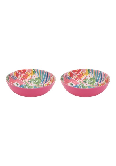 Lucky Art Tropea Melamin Salata Kase Seti 19cm 2'li Dıo30045 çok renkli