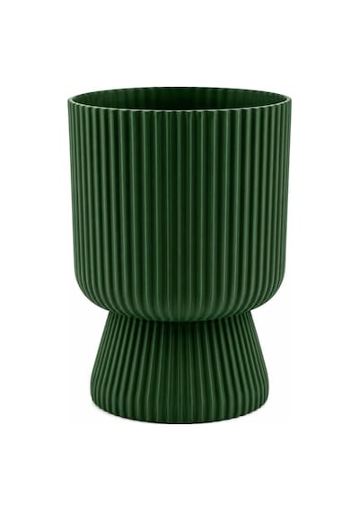 Omnipazar So-ltsa01 Lotus Ayaklı Plastik Vazo Çiçek Saksı 1.8 Litre No: 1 Yeşil