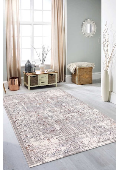 Paradise Gri Multi Halı Yumuşak Oturma Odası Salon Çocuk Odası Mu Gri