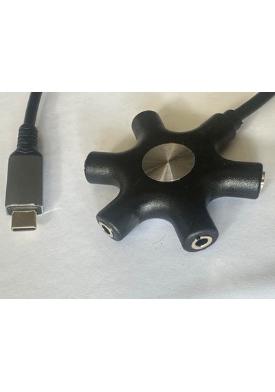 Typec Ses Kartı 5 Çıkışlı Typec Ses Kartı 5 Port Type-c Ses Kartı