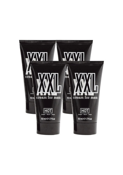 Hotxxl Cream Men Hardener Delayer Enlarger 4lü Adet X 50 Ml Erkeklere Özel Boyut