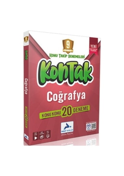 Paraf Yayınları 9. Sınıf Coğrafya Kontak Konu Takip Denemeleri