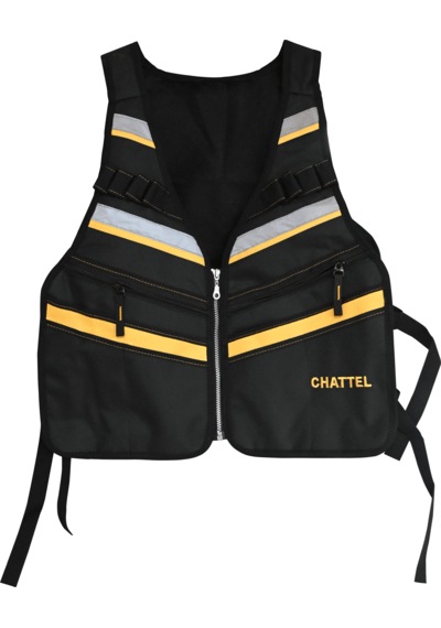 Chattel Cht-4507 Ağır Hizmet Tipi Takım Yeleği Siyah-Sarı