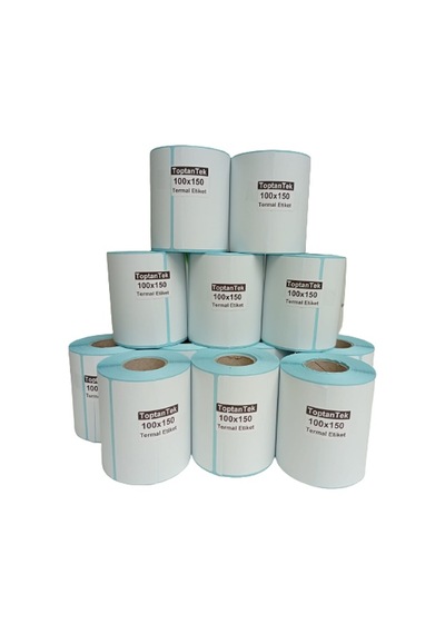 100X150 TERMAL ETİKET 1.KALİTE TOPLAM 12 RULO