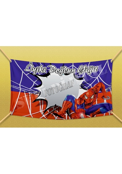 Spiderman Doğum Günü Afişi (340769277)