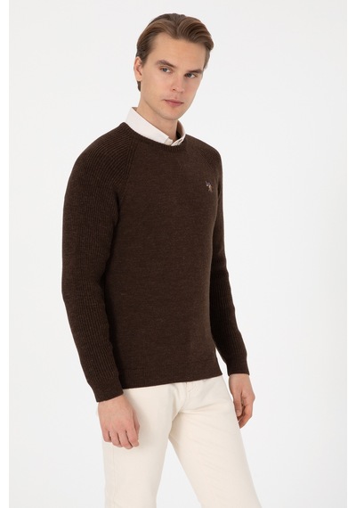 U.s. Polo Assn. Erkek Kahverengi Kazak /triko 50314983-vr029 Kahverengı