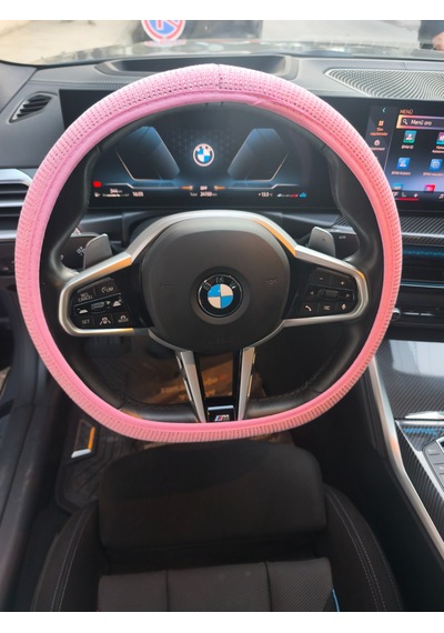 Replax Pembe Direksiyon Kılıfı Elastik 38 Cm Taşlı Diamond Pembe 1842052 Pembe