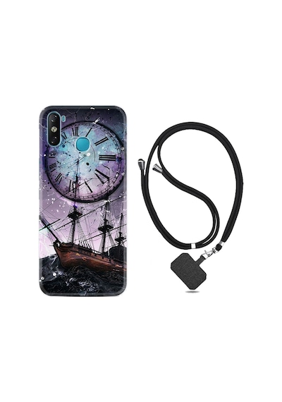General Mobile Gm 22 Kılıf Resimli Silikon Wolf And Moon 1380