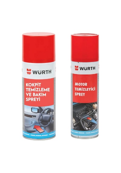 Würth Motor Temizleyici Araç Kokpit Temizleme ve Bakım Spreyi