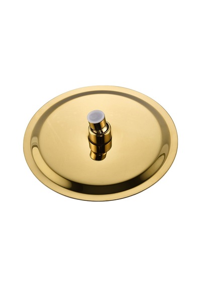 Fause Tepe Duş Başlığı Oval Slim 304 Metal 25 Cm Altın Ktd106-G Altın