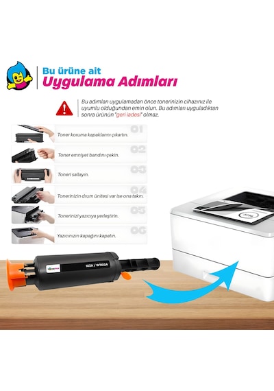 Hp 103a W1103a Uyumlu Toneri