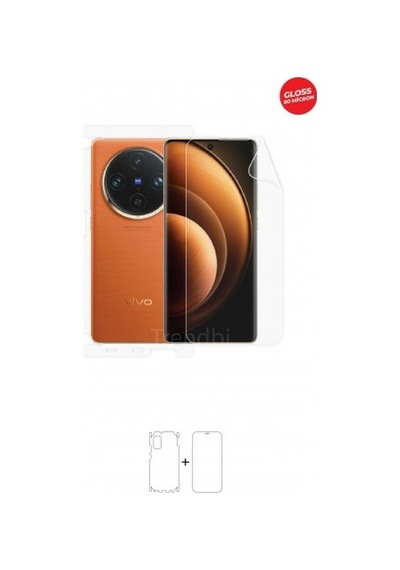 Vivo X100 Pro Ön, Arka Ve Yan 360 Derece Tam Kaplama Tpu Film