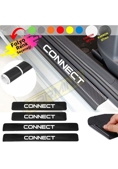 Ford Connect Kapı Eşiği Sticker (4 Adet) New