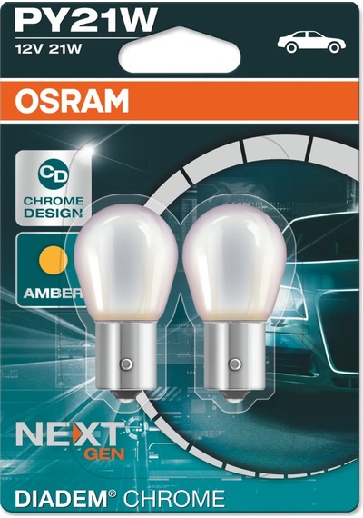 Yeniışıkotomotiv Osram Diadem Chrome 12V Py21W Sinyal Ampulü