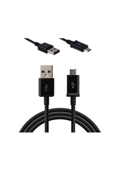 Samsung J1-j2-j3-j4-j5-j7 Micro Usb Şarj Ve Data Kablosu Siyah