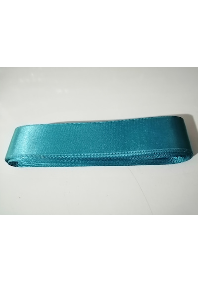 Abarta Saten Kurdele %100 Polyester 30mm-10mt Renk Seçenekleri Turkuaz