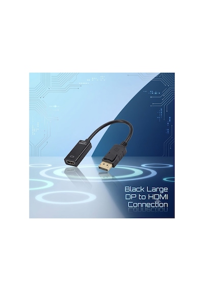 4k Displayport To Hdmı Görüntü Kablosu - Displayport Erkek'ten Hdmı Dişi'ye Ultra Hd Dönüştürücü Adaptör Dp To Hdmı Converter -jl-d1001k