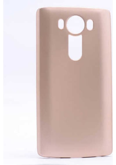 LG Uyumlu V10 Kılıf Zore Premier Silikon Kapak Gold