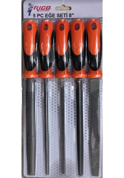 5 Parça Eğe Seti 8" 012-Rc2160