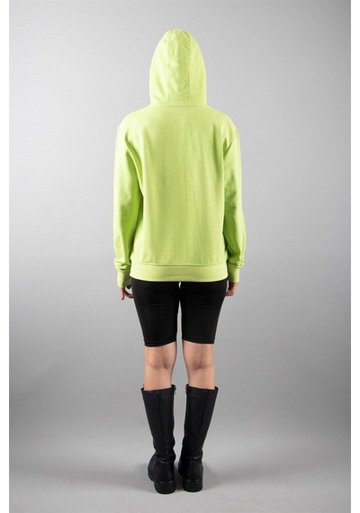 Yeşil 2 Iplik Kapüşonlu Sweatshirt Çok Renkli