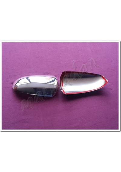 Woc Chrome Bmw X6 Krom Ayna Kapağı 2009-2014 2 Parça Paslanmaz  Çe