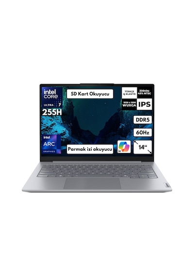 Lenovo ThinkBook 14 Gen 8 21SJ007BTXQB69 Ultra 7 255H 48 GB 2 TB SSD 14" W10P Dizüstü Bilgisayar