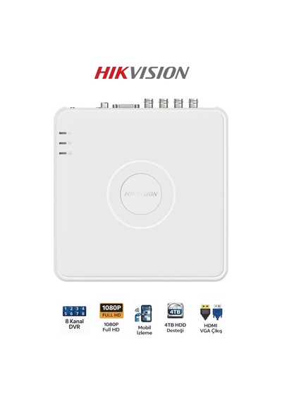 Ds-7108hghı-m1 8 Kanal Mini Dvr H.265+ Kayıt Cihazı
