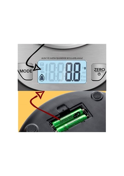Ek 4352h Sıvı Hacim Ölçebilen Mutfak Terazisi - 509691337