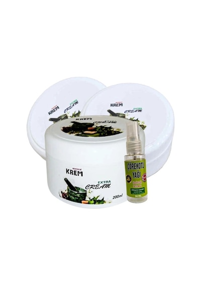 Muzicevi Krem 3adet Bölgesel Bakım Relax Kremi 125 Ml + Yanında Hediye 30 Ml Çörek Otu Yağı
