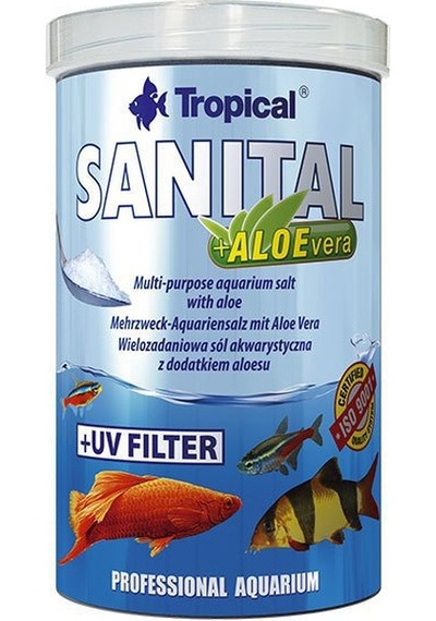 Tropical Sanital Aloe Vera İlaveli Zengin İçerikli Akvaryum Tuzu