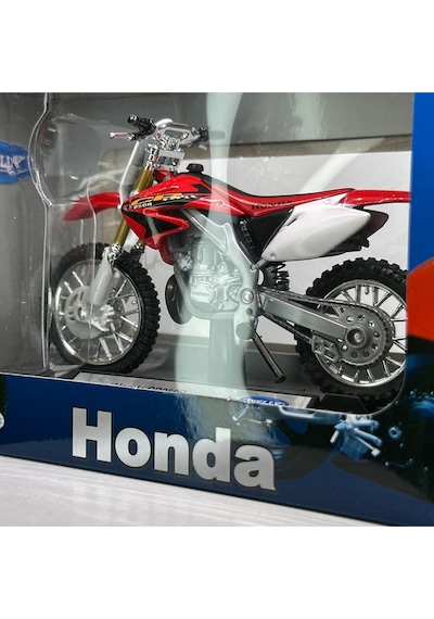 Honda Cr250r 1:18 Diecast Motosiklet Model Lisanslı Metal Maket Oyuncak & Koleksiyonluk Biblo