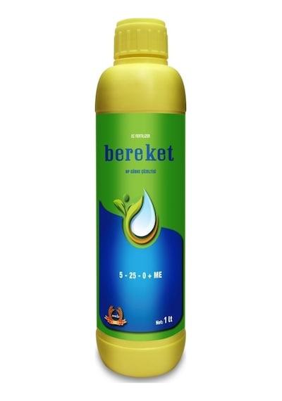Mebor Bereket 5-25-0 +5Zn 1 L Sıvı Gübre