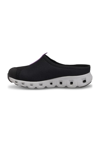 King Paolo H5204 Missy Kadın Memory Foam Sabo Terlik Siyah - Mor