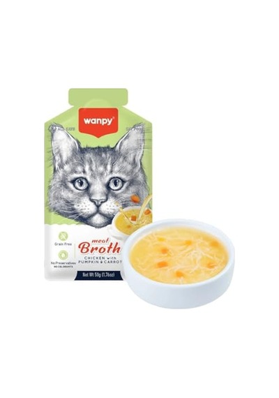 2As Kediler İçin Bal Kabağı & Havuçlu Tavuk Eti Çorbası 50 G 12 Gri