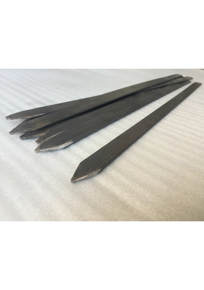 Adana Kebap Şişi -60Cm-2Cm - 20 Adet- Galvanizsiz Silme