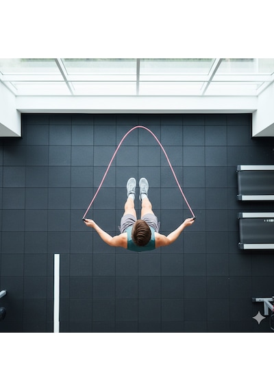 Şeffaf Atlama İpi - Fitness - Crossfit- Rope - Jump - Body - Sağlık - Egzersiz - Spor.