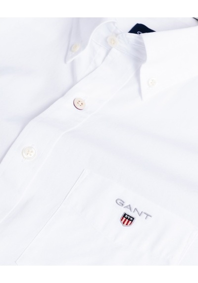Gant Erkek Beyaz Regular Fit Gömlek Düz 3046400.110 (383992978) Beyaz
