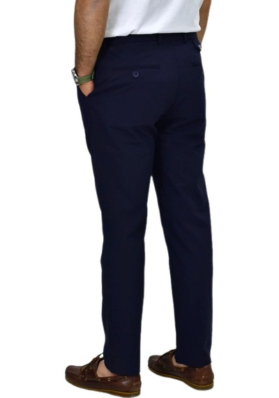 Erkek Likralı Spor Kumaş Pantolon 1998 Bgl-st04424 Lacivert